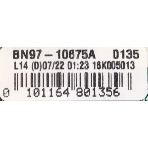 KIT DE TARJETAS PARA TV SAMSUNG / MAIN BN94-11007A / BN41-02504A / FUENTE BN44-00880A / L65E8N_KSM / PANEL CY-QK065F00V4H / MODELO UN65KS900DFXZA FA07